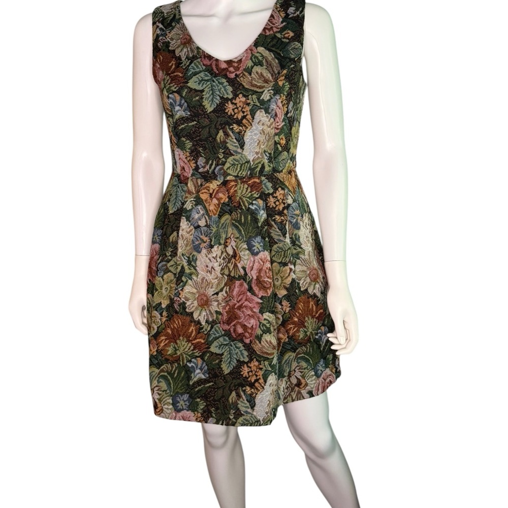 Pink Martini Brocade Dress